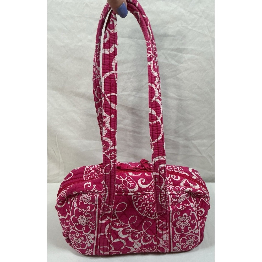 Vera Bradley Twirly Birds Pink Shoulder Bag Purse ( Retired Pattern)